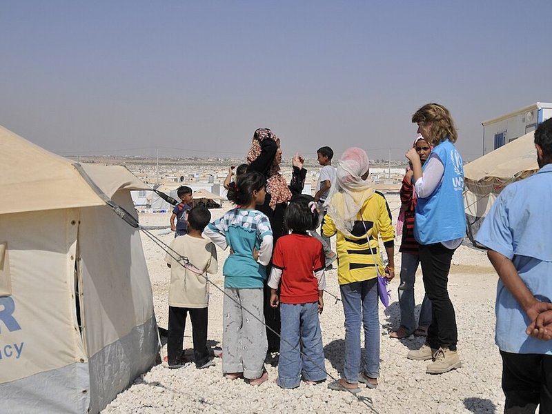 Zaatari refugee camp, Jordan