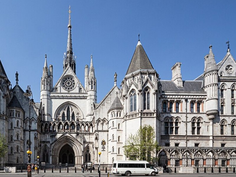The Royal Courts of Justice in London