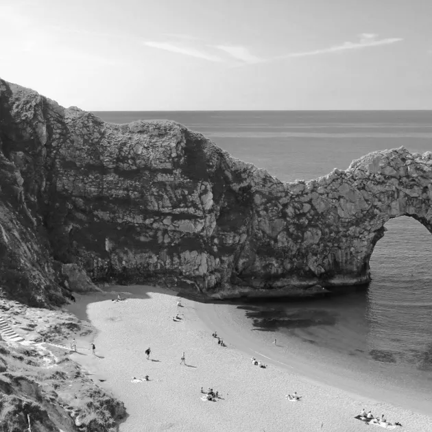 An image of Durdle Door in Dorset.
