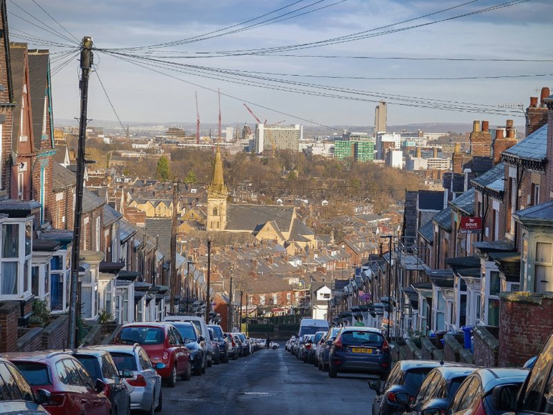 A view of the city of Sheffield