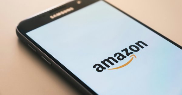Amazon on a smartphone.