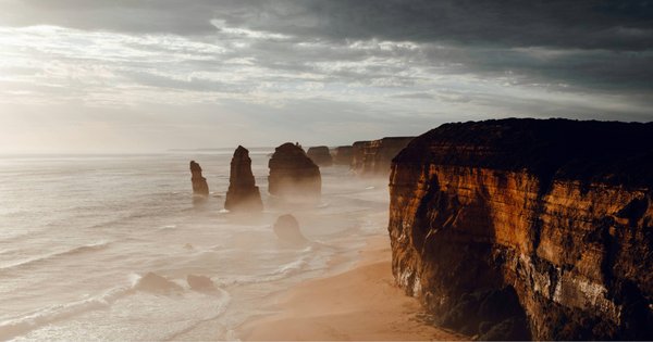 An image of the 12 Apostles on the Great Ocean Road, Australia