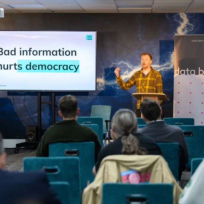 Full Fact at a conference