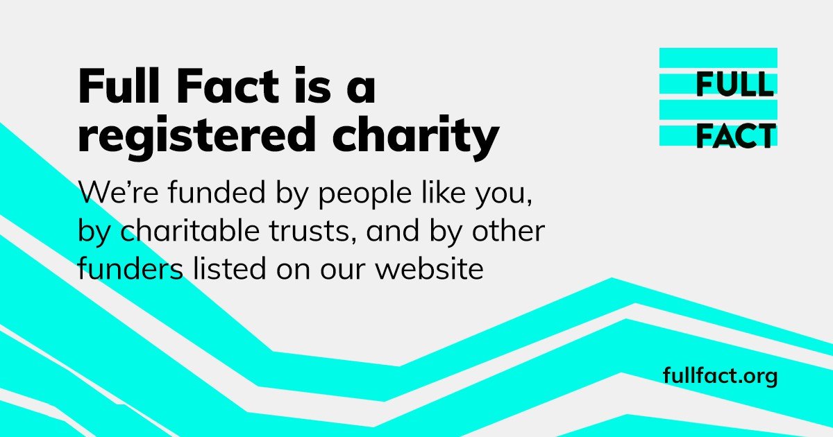 Funding – Full Fact