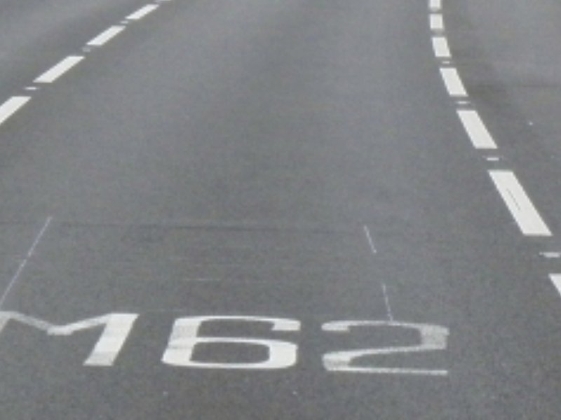 The M62 motorway.