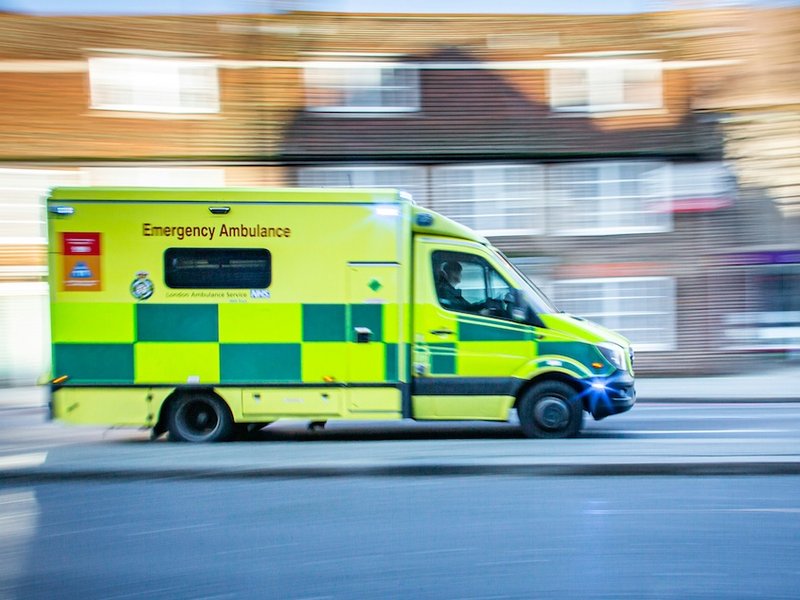 UK ambulance driving