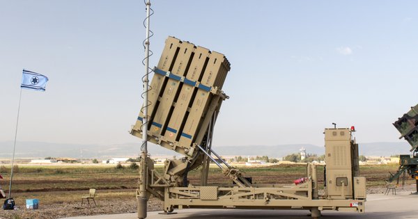 An Israeli Iron Dome launcher.