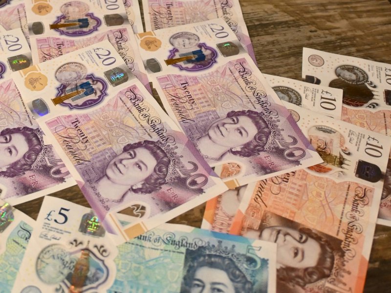 A picture of banknotes