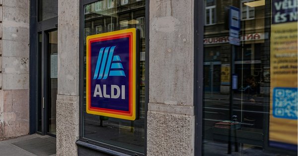 The front of an Aldi store
