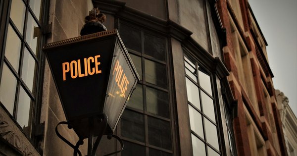 A police station in London