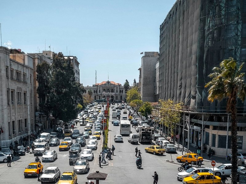 A photo of the Syrian capital Damascus.