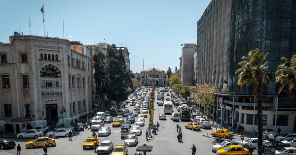 A photo of the Syrian capital Damascus.