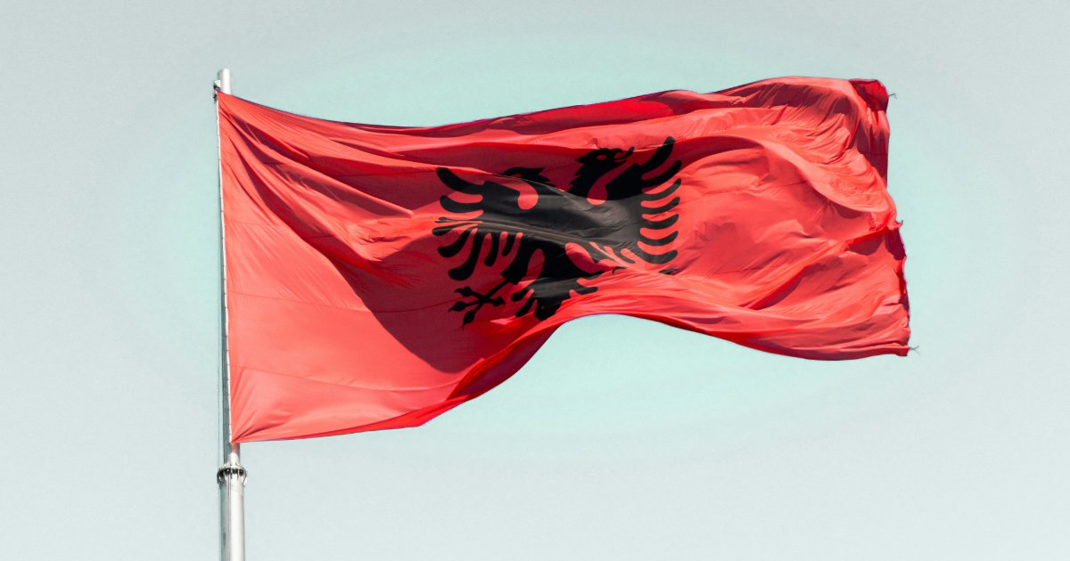 Footage of Spanish football fans shared as Albanian protest