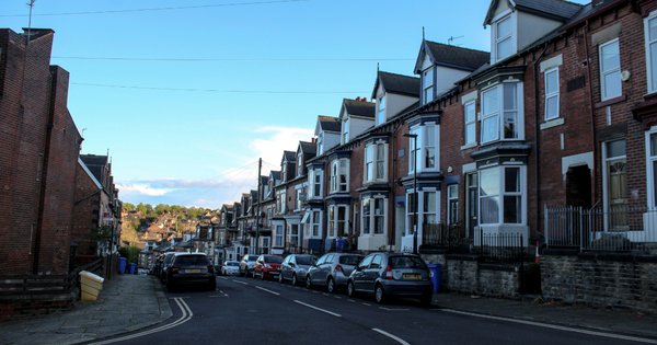 A residential street in Sheffield