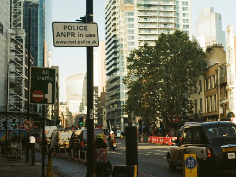 An image of cars in central London.