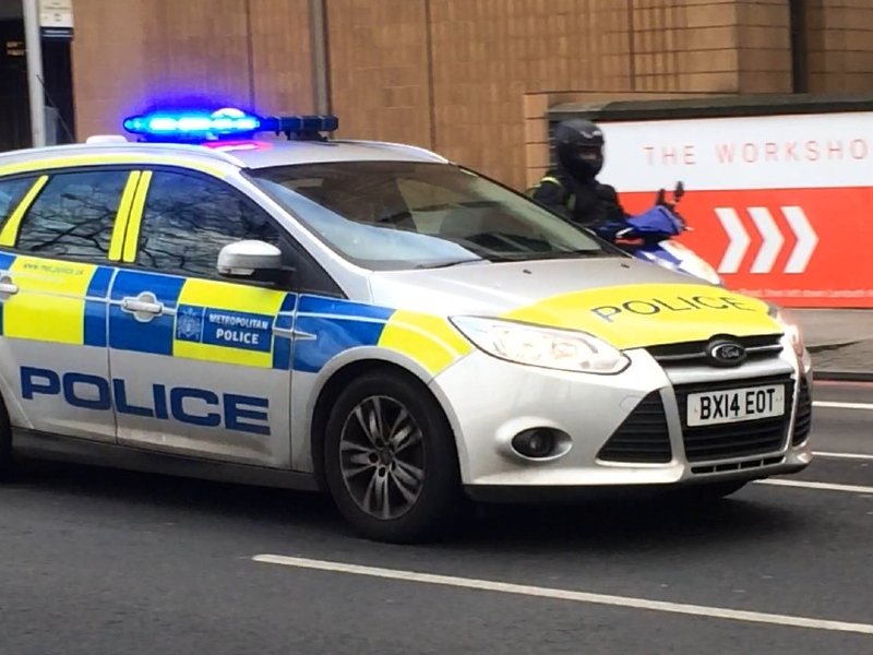 A Metropolitan Police car