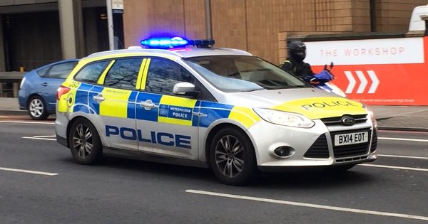 A Metropolitan Police car