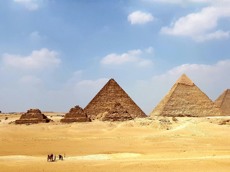 Pyramids in Egypt.