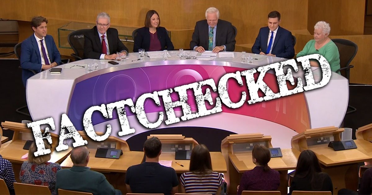 Court Question Time BBC Question Time: Recap and Factcheck – Full Fact