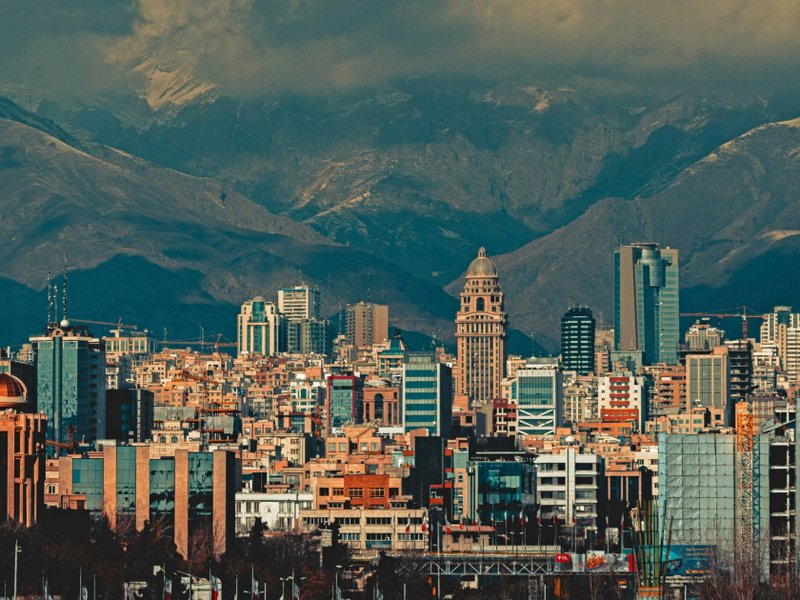 A picture of Tehran, the capital of Iran