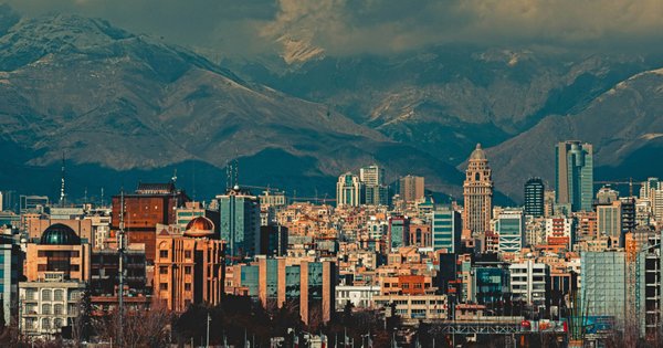 A picture of Tehran, the capital of Iran