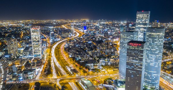 Tel Aviv at night