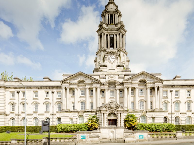 An image of Stockport Town Hall.
