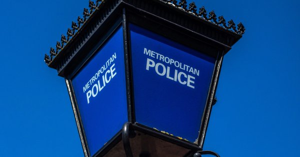 Metropolitan Police lantern light