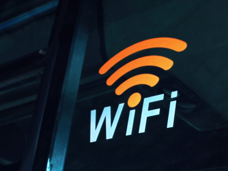 A photo of a WiFi sign.