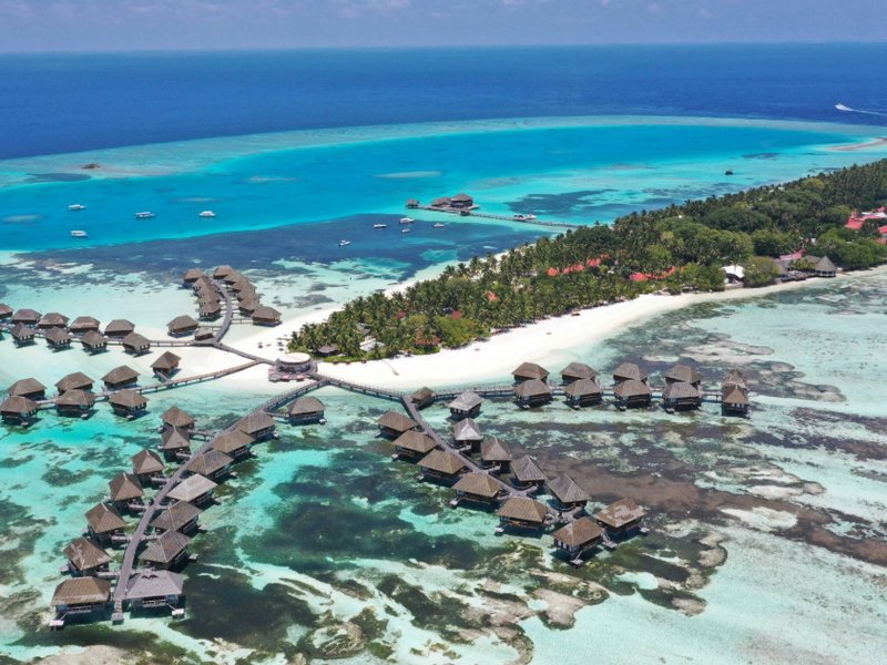 A picture of the Maldives