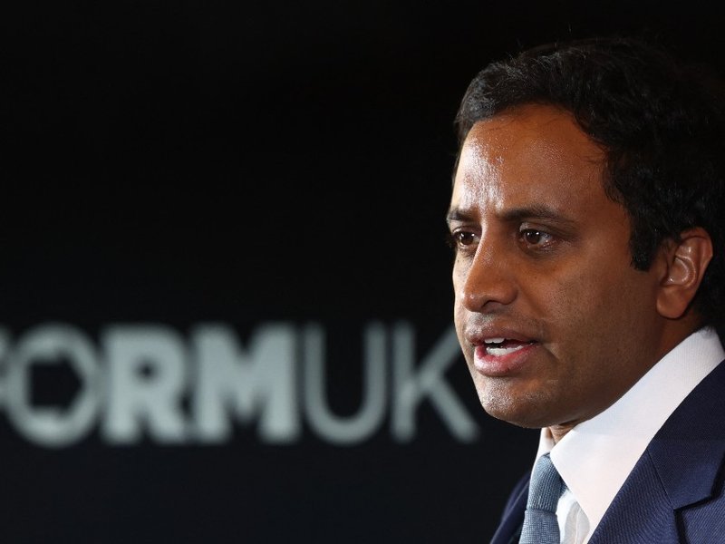 Reform UK’s home affairs spokesperson Zia Yusuf speaking at a press conference in August 2026