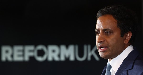 Reform UK’s home affairs spokesperson Zia Yusuf speaking at a press conference in August 2026