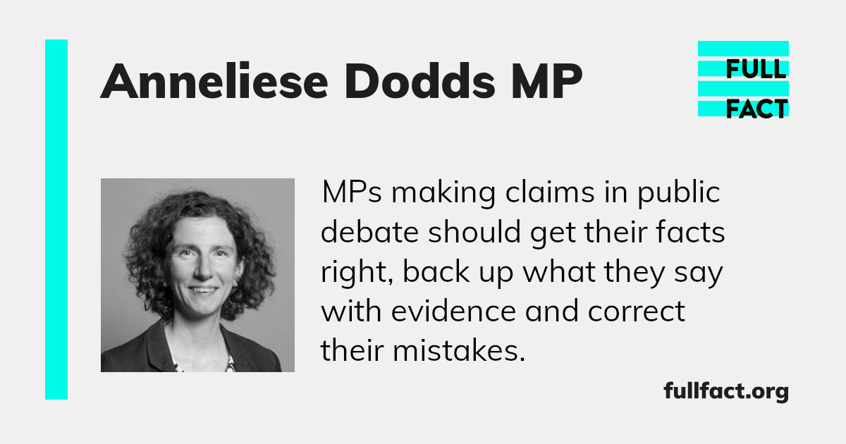 Anneliese Dodds MP Full Fact   Q16529268 ArPU6sZ 