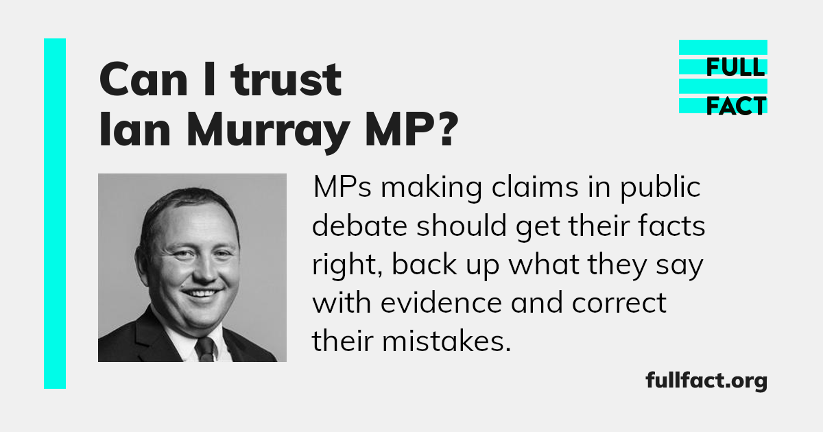 Ian Murray S Record In Public Debate Full Fact   Q578432 