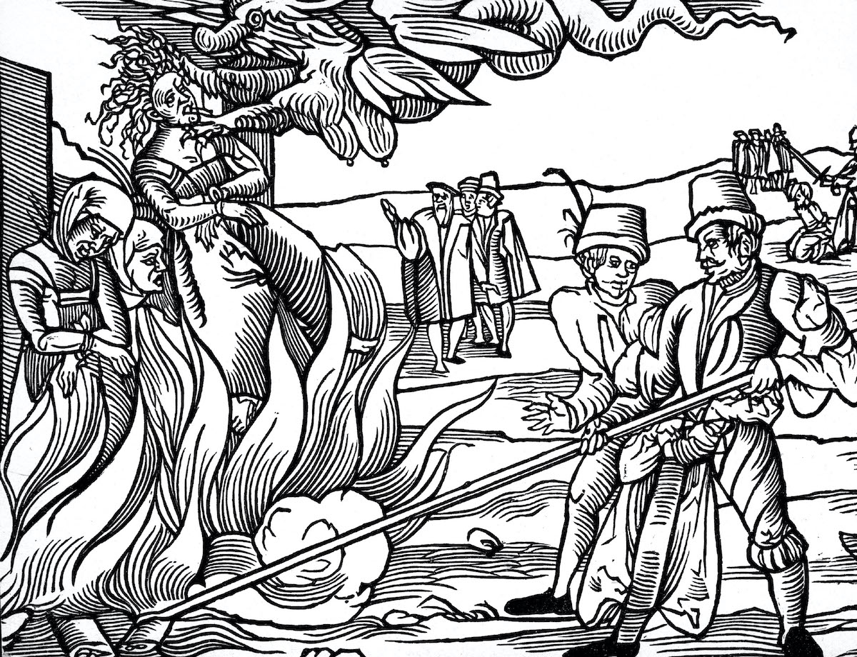 burning of witches in Derenburg 