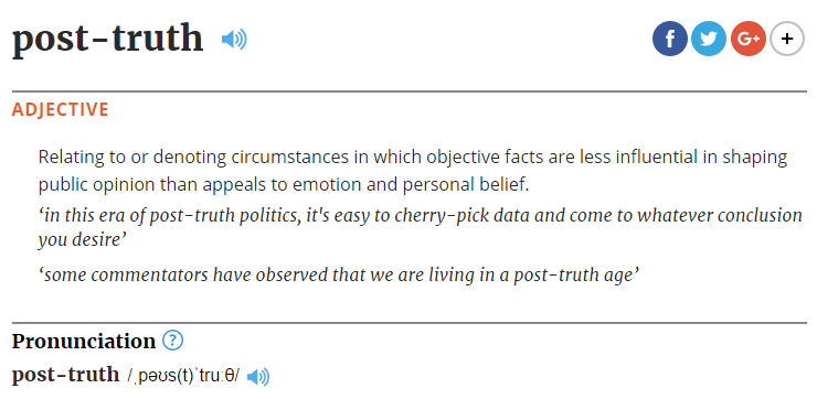 Three Ways To Tackle Post Truth Politics Full Fact