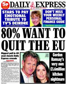 Express front page