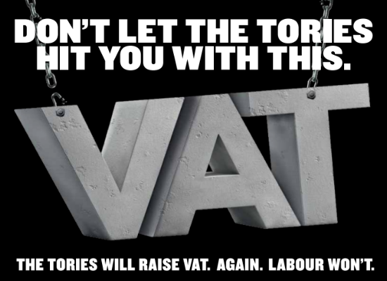 Labour VAT poster